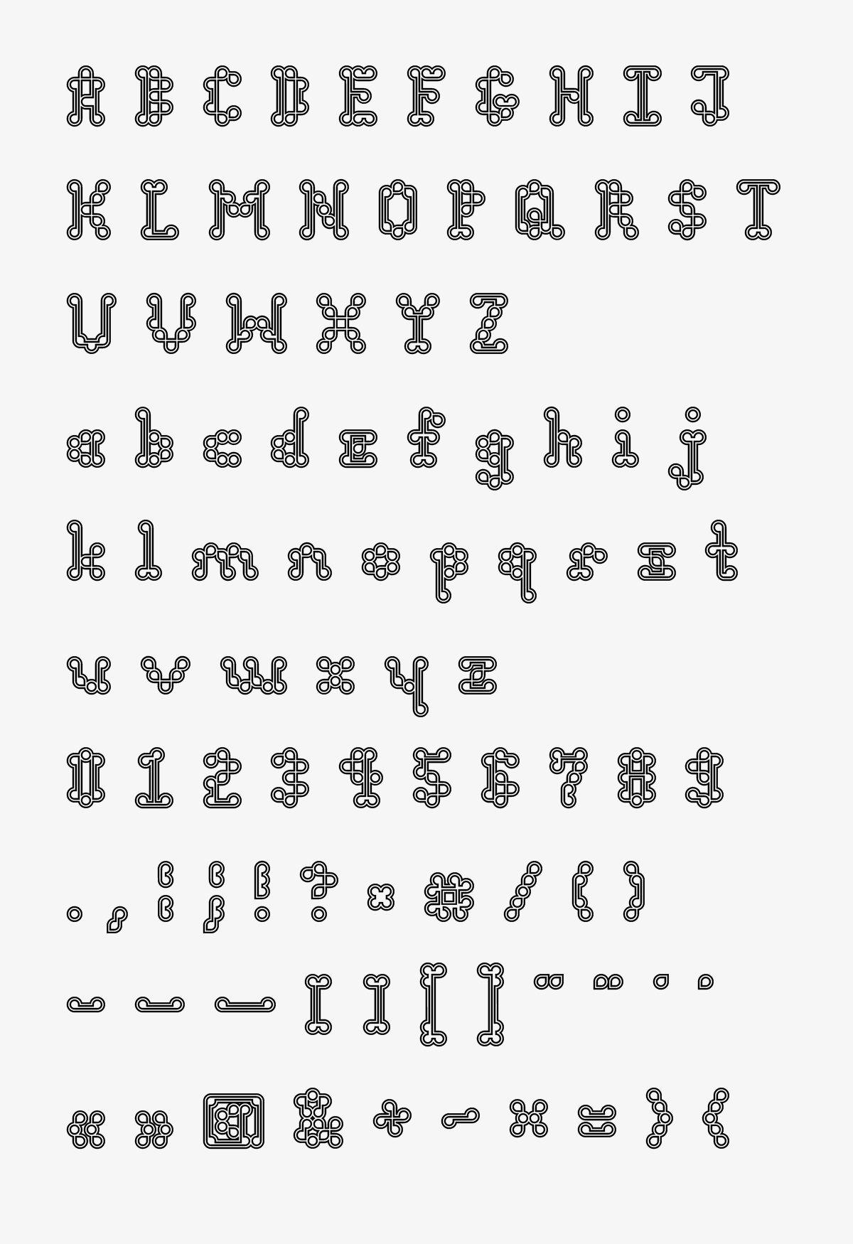 Dongle Demo Line Letters