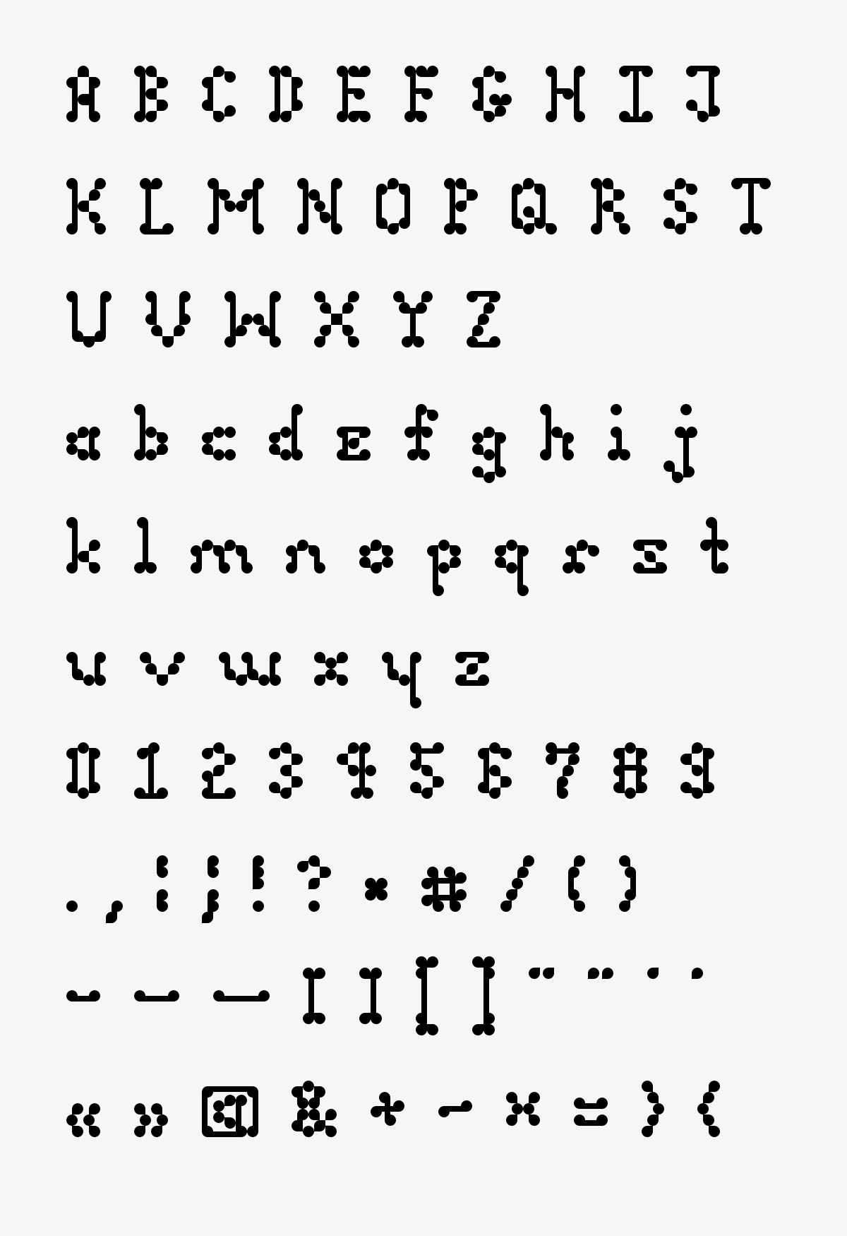 Dongle Demo Regular Letters